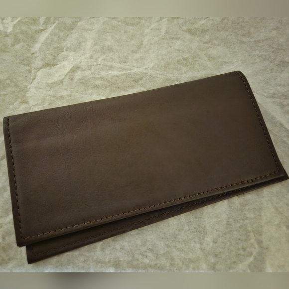 EUC 2 Pc Vera Bradley Blue Quilted Wallet with Vegan Leather Checkbook holder - Picture 10 of 15